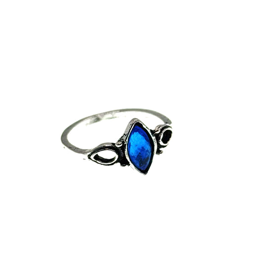 Mystic Sapphire Charm Ring #006