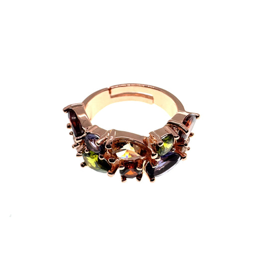 Multicolor Elegance ring #018