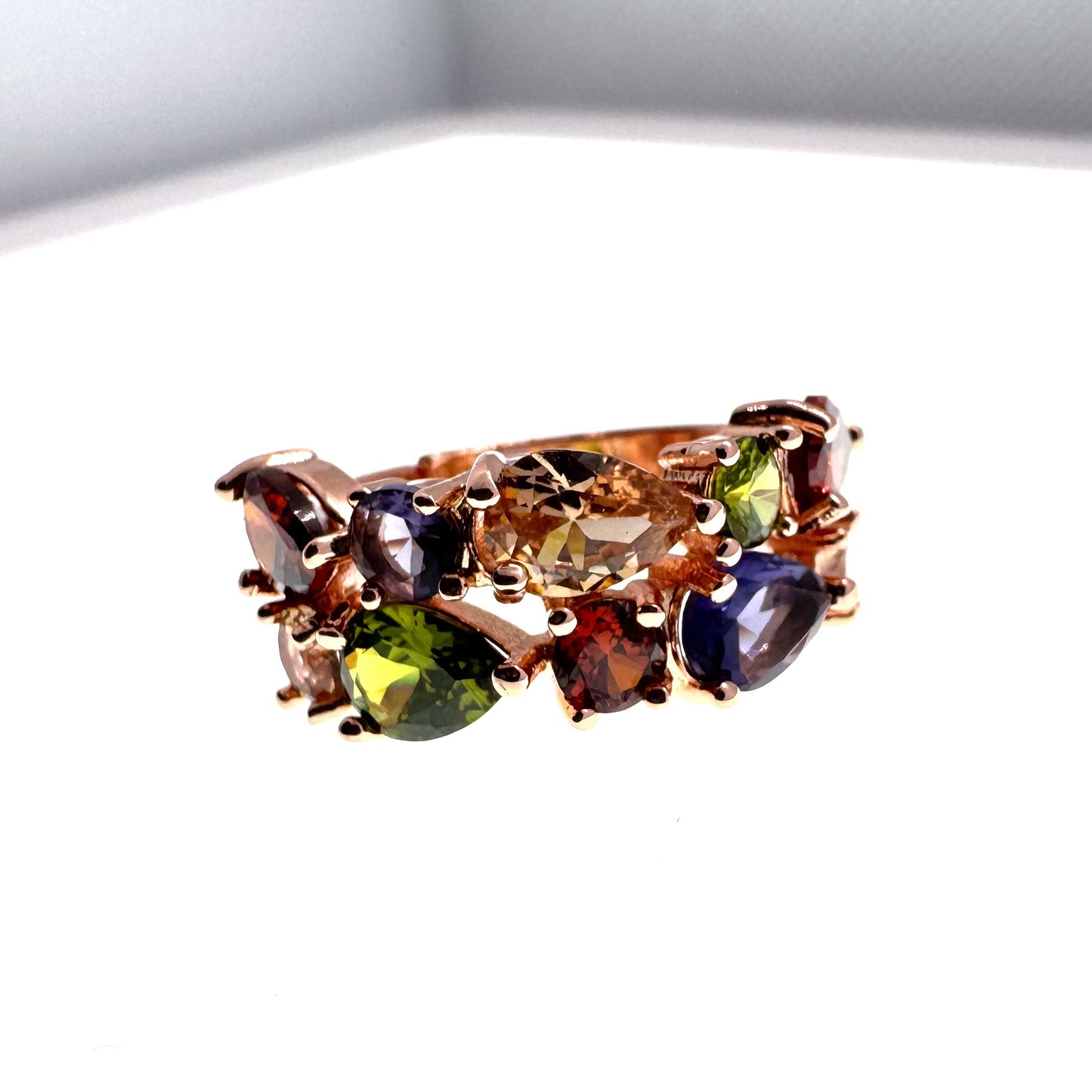 Multicolor Elegance ring #018