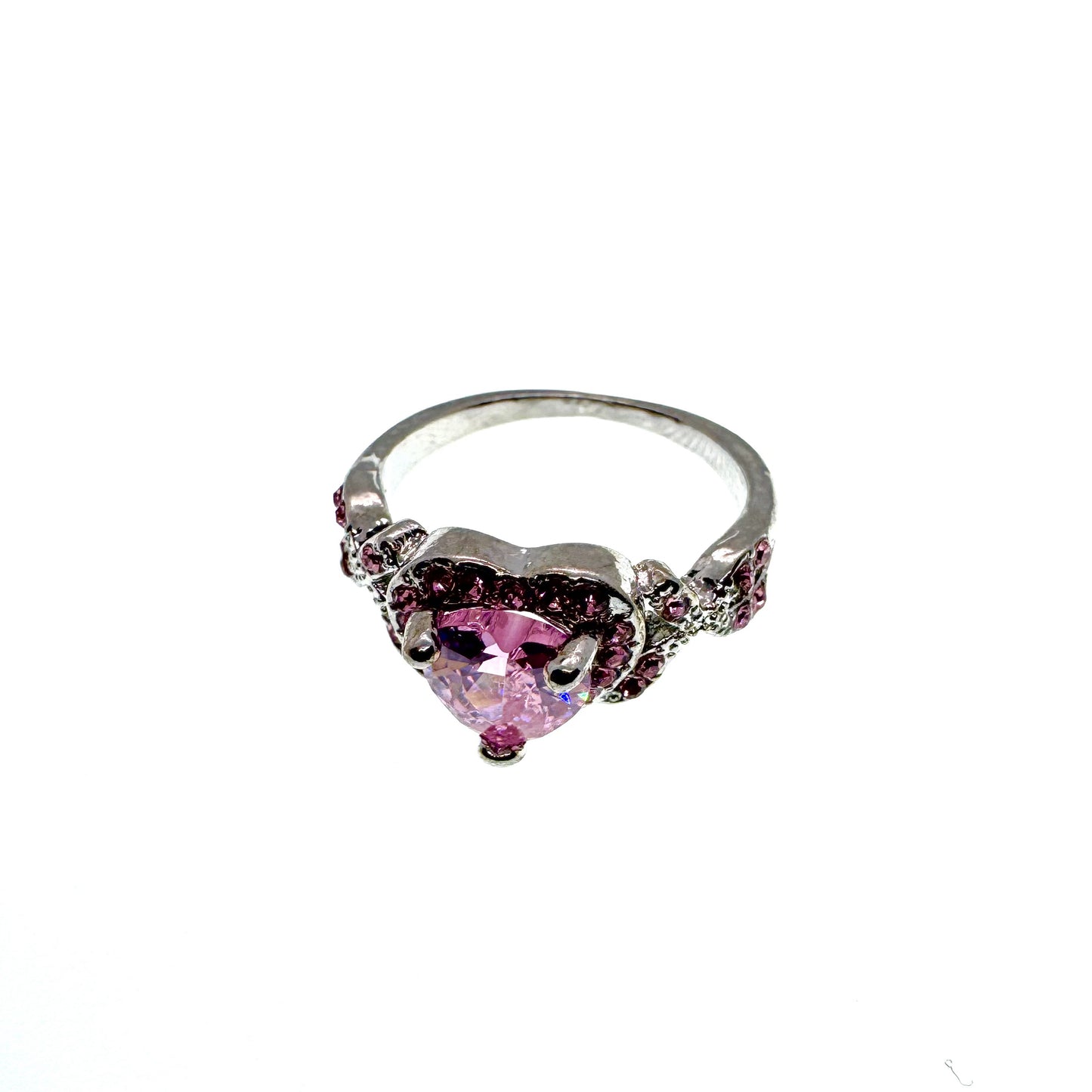 Blush Heart Sparkle Ring #021