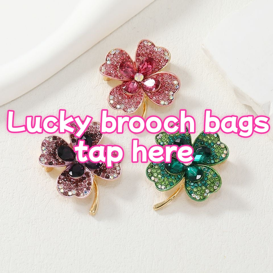 Brooch & Badge Accessory lucky bags-open in live