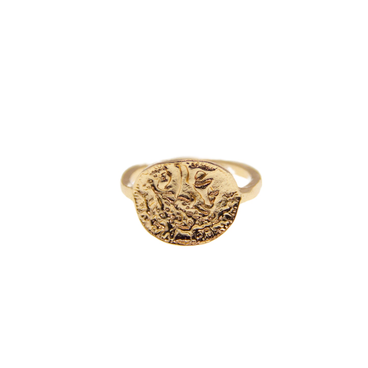 Ancient Coin Ring Gold Ring #001