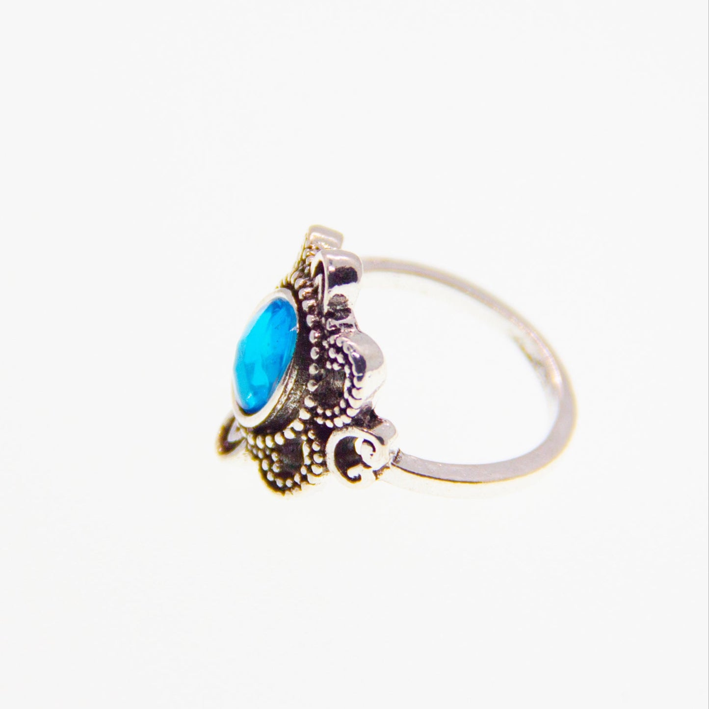 Antique Sapphire Charm Ring #002