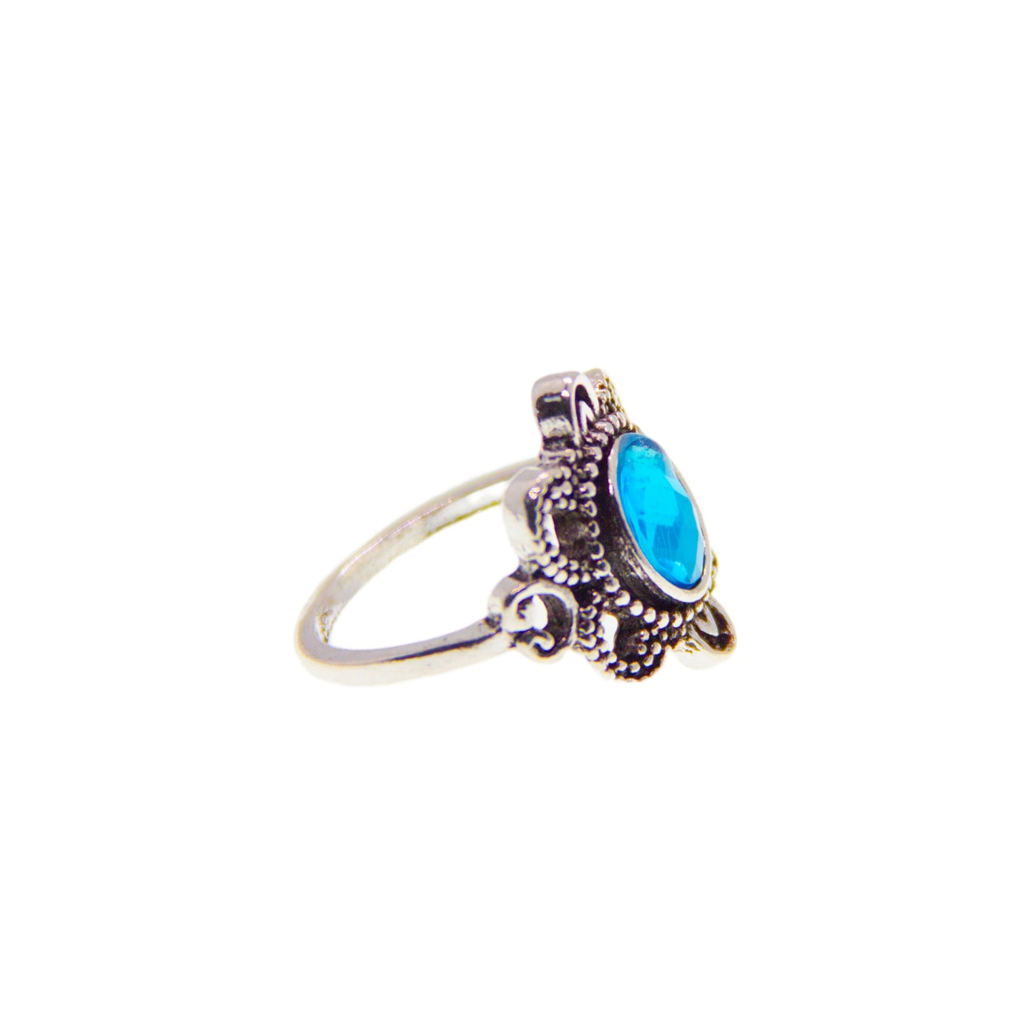 Antique Sapphire Charm Ring #002