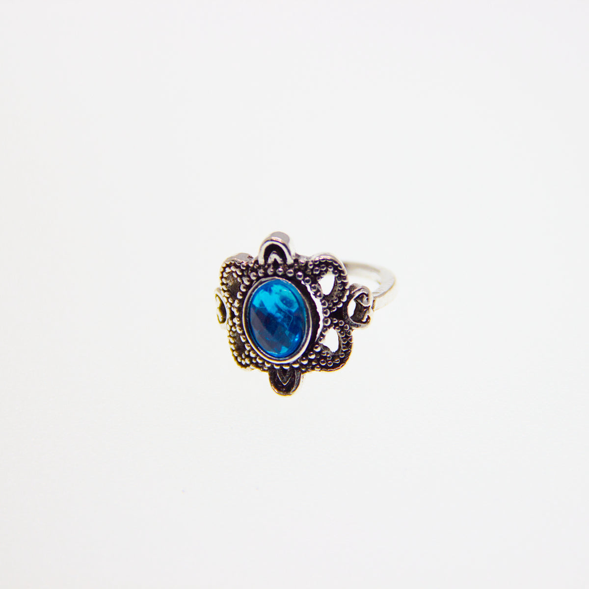 Antique Sapphire Charm Ring #002